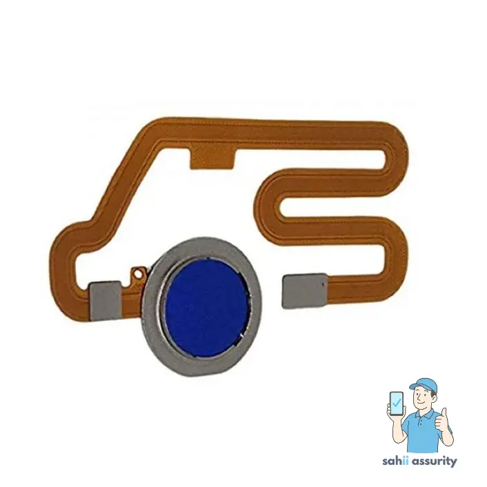 Fingerprint Sensor with Flex Cable for Realme 3 Blue